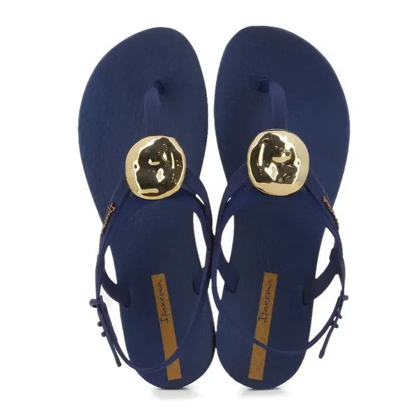 Ipanema Womens Class Daring Sandal Blue Gold