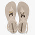 Ipanema Womens Class Lush Sandal Beige Gold | Ipanema