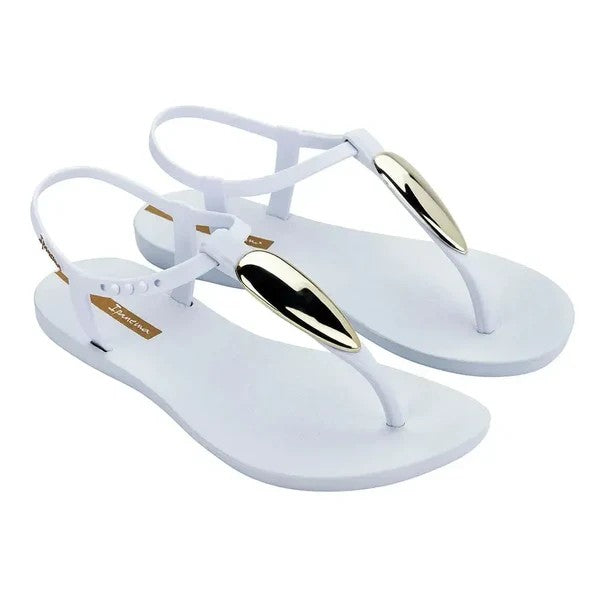 Ipanema Womens Class Luxury Sandal White Gold