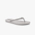Ipanema Womens Essence Sandal in grey with a silver studded strap, viewed from a slightly angled perspective.