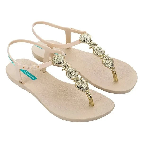 Ipanema Womens Fundo Do Mar Sandal Beige Gold