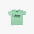 Jeep Boys Icon Short Sleeve Tee in neo mint green with a distressed black &