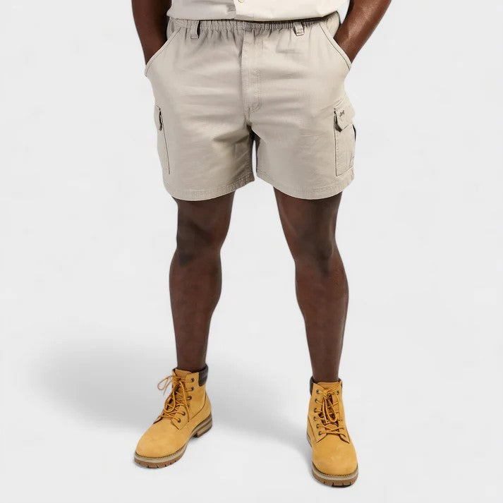 Jeep Mens 14Cm Willys Hurricane Cargo Elasticated Khaki