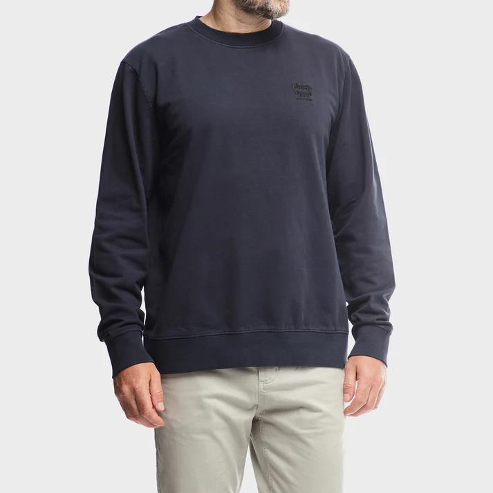 Jeep Mens Core Applique Sweater Black