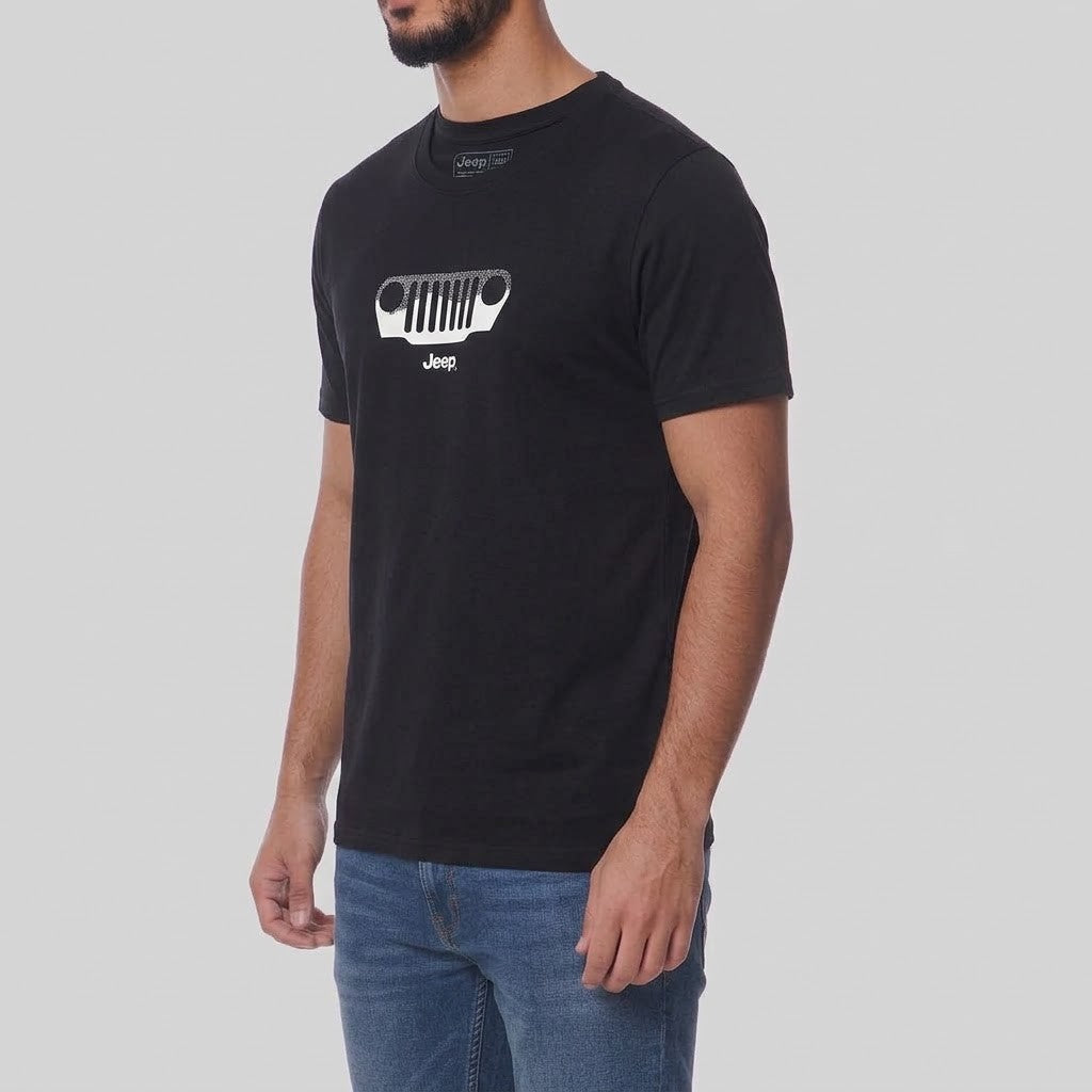 Jeep Mens Core Grille Tee Black