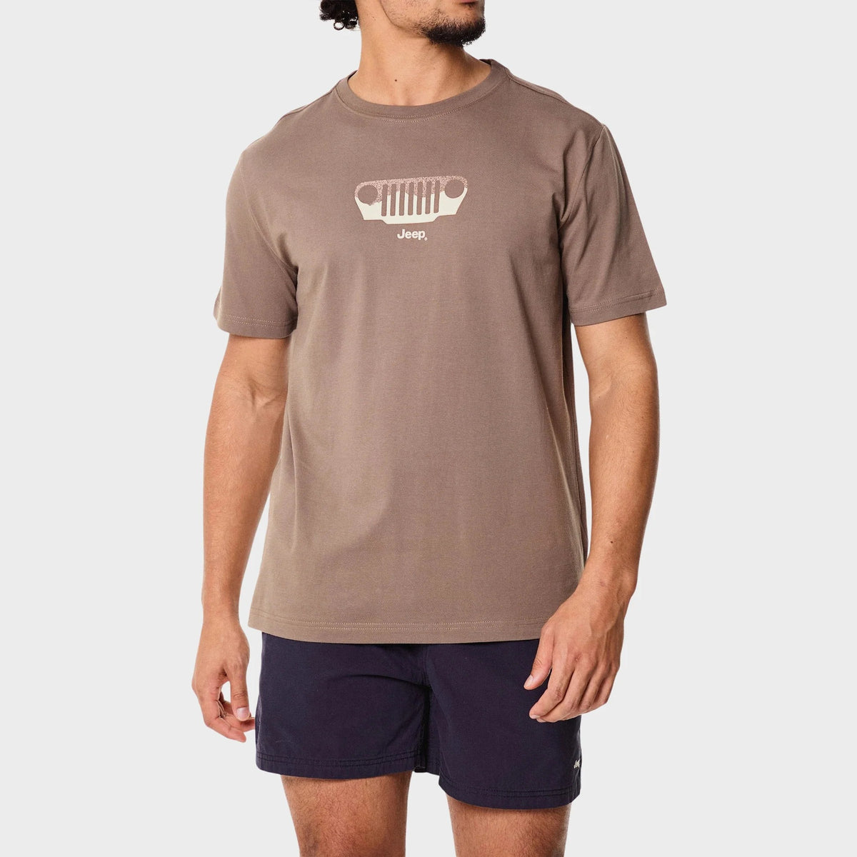 Jeep Mens Core Grille Tee Elm Bark