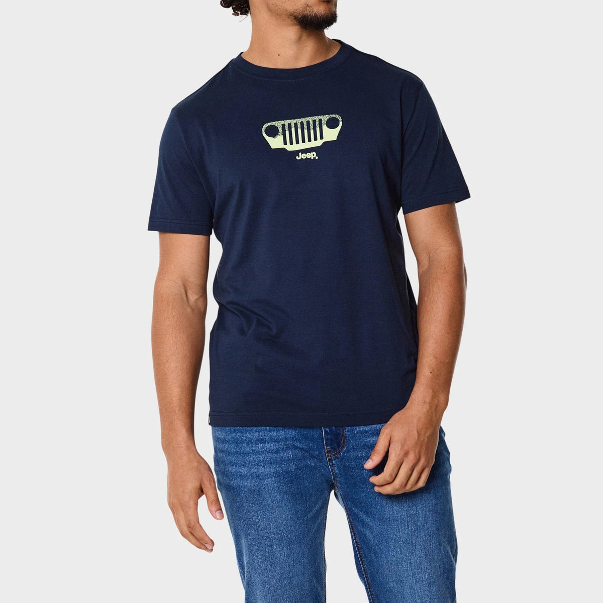 Jeep Mens Core Grille Tee Navy