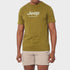 Jeep Mens Core Logo Short Sleeve Tee Olive | Jeep