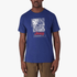 Jeep Mens Fashion Graphic Short Sleeve Tee Lazuli Blue | Jeep