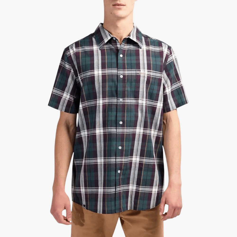 Jeep Mens Yd Short Sleeve Check Shirt Multi | Jeep