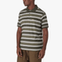 Jeep Mens Yd Stripe Short Sleeve Golfer Fatigue | Jeep