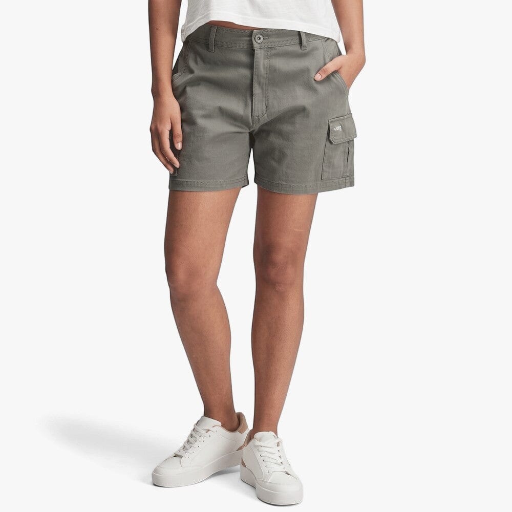 Jeep Womens 12Cm Mountain Shorts Olive | Jeep