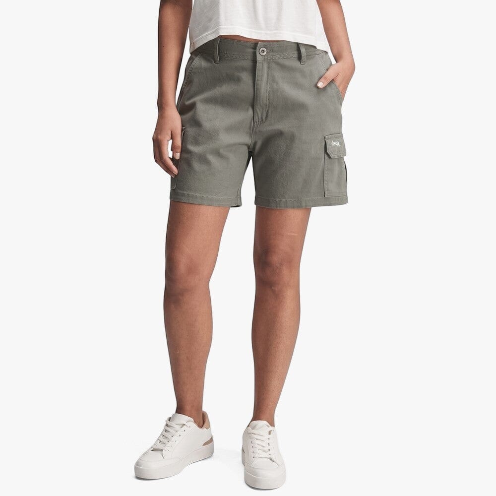 Jeep Womens 14Cm Mountain Shorts Olive | Jeep