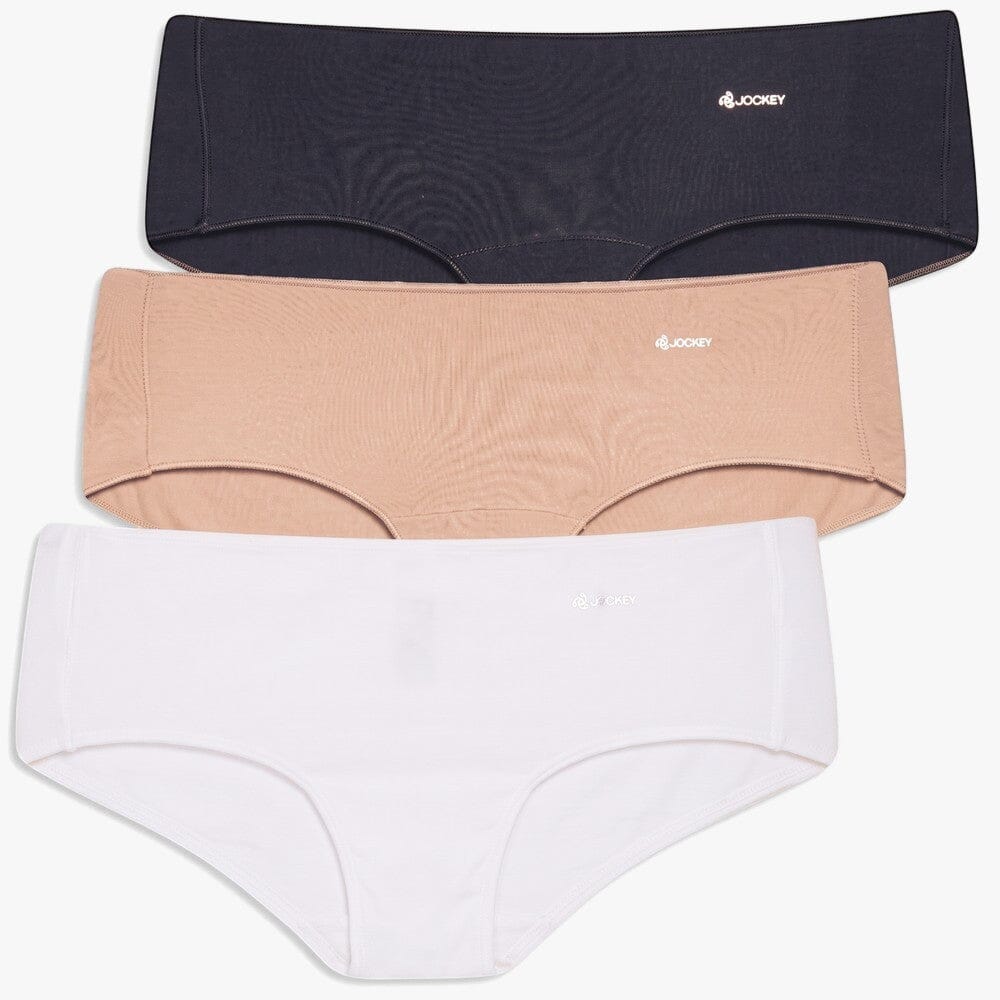 Jockey Ladies Knicker 3 Pack No Panty Line Plain | Jockey