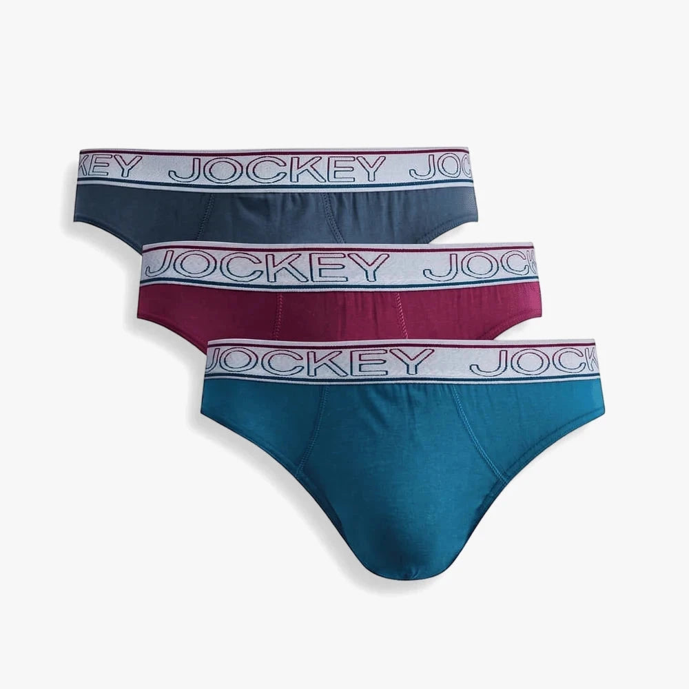 Jockey Mens New Generation Brief Plain 3Pk | Jockey