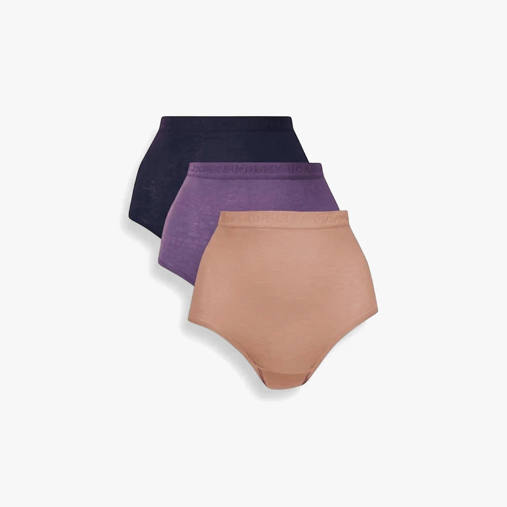 Jockey Womens Tonal Waist Full Brief 3 Pack | Jockey