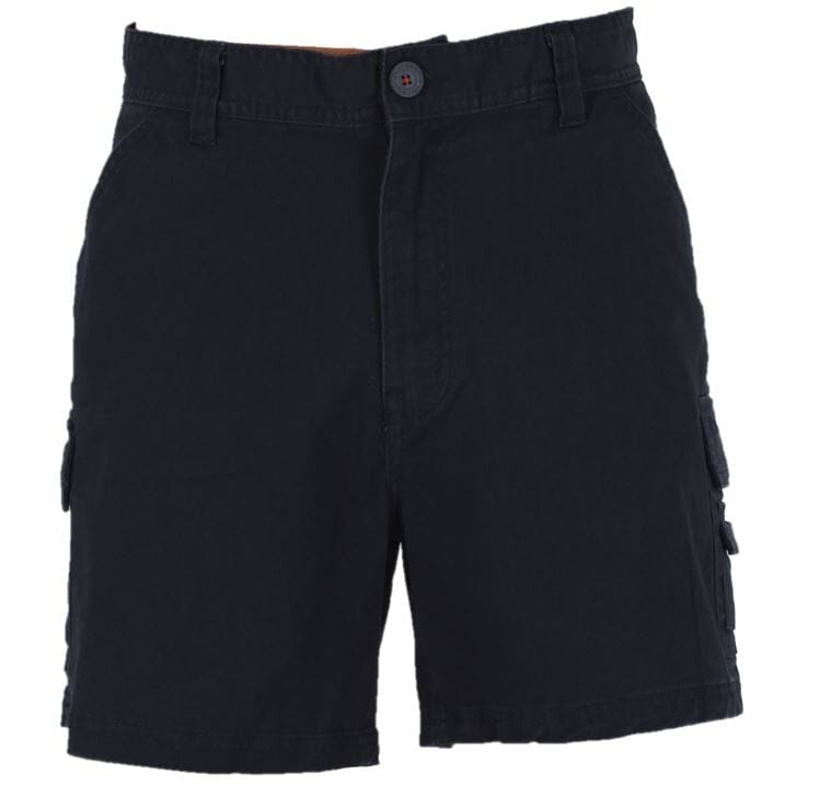 Kakiebos Mens 14Cm Fixed Waist Cargo Shorts Navy | Kakiebos