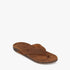 Kustom Mens Cruiser Leather Sandal Leather Brown | Kustom
