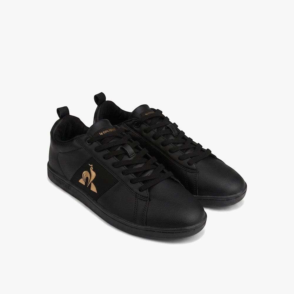 Le Coq Sportif Mens Court Classic Sneaker Black Old Brass | Le Coq Sportif