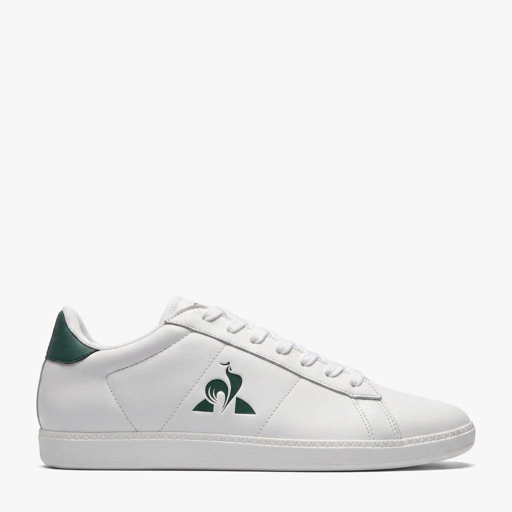 Le Coq Sportif Mens Courtset 2 Sneaker Optical White Trekking Green | Le Coq Sportif