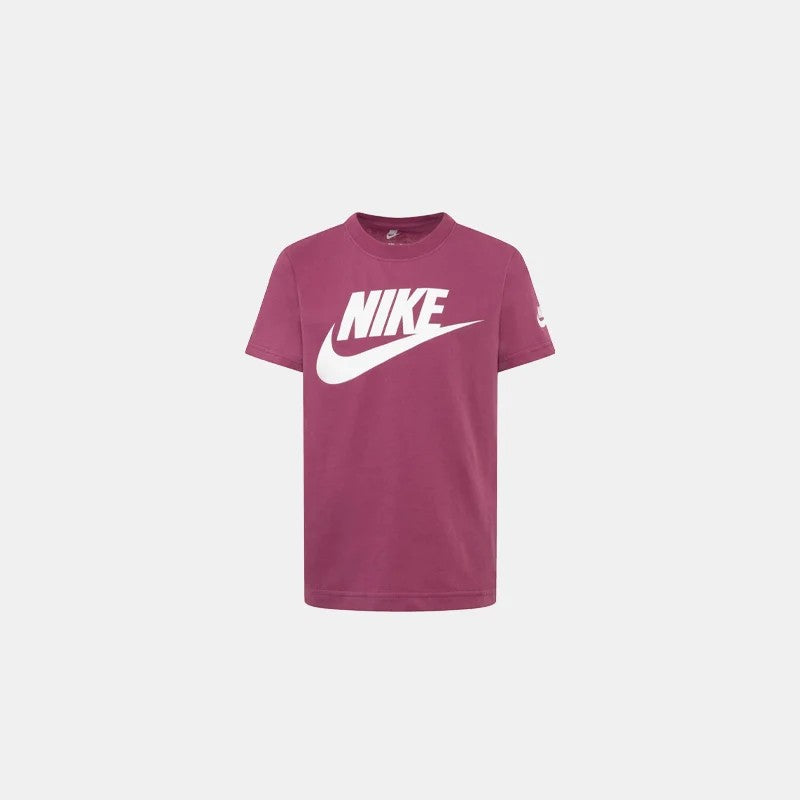 Nike Boys Nkn Futura Evergreen Ss Tee Sweet Beet