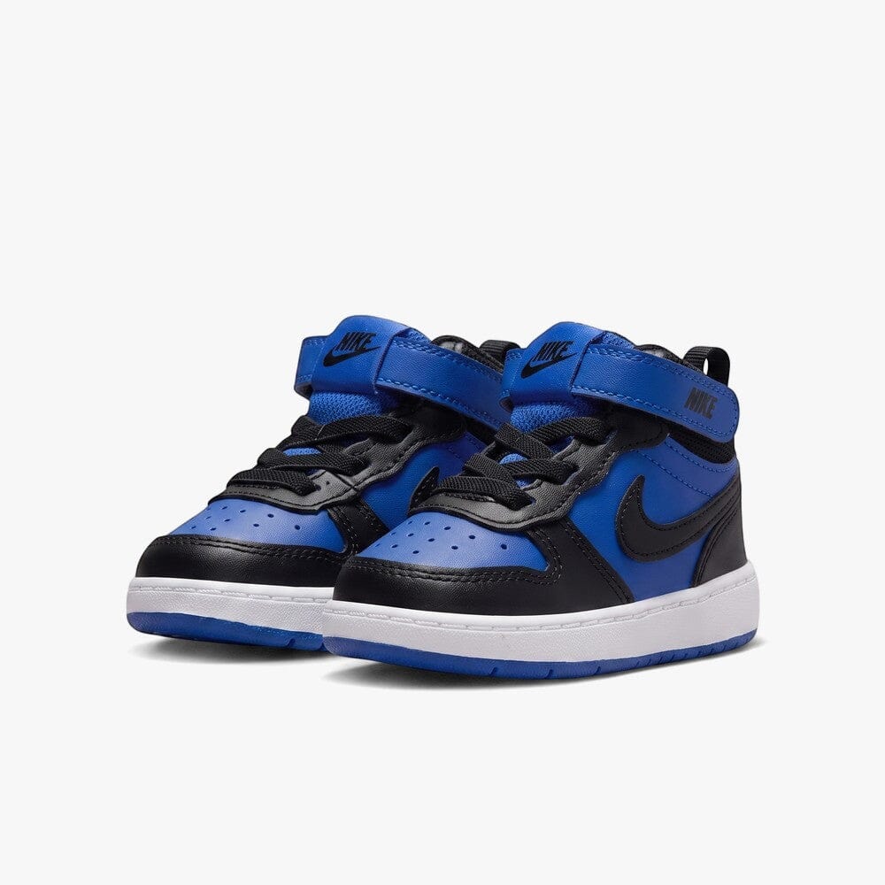 Nike Infant Boys Court Borough Mid 2 Sneaker Black Royal | Nike