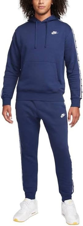 Nike Mens Club Flc Gx Hd Tracksuit Set Blue