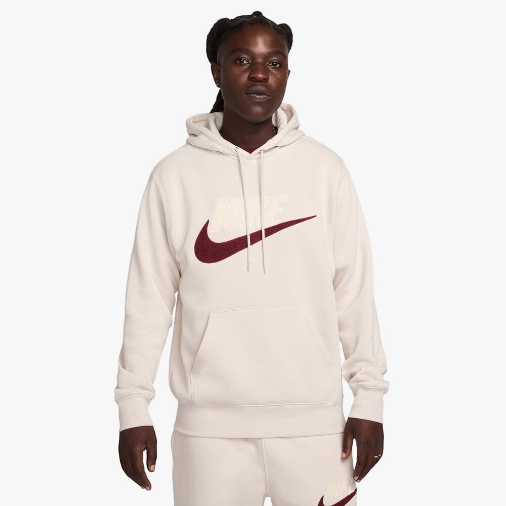 Nike Mens Club Fleece Hoodie Beige | Nike