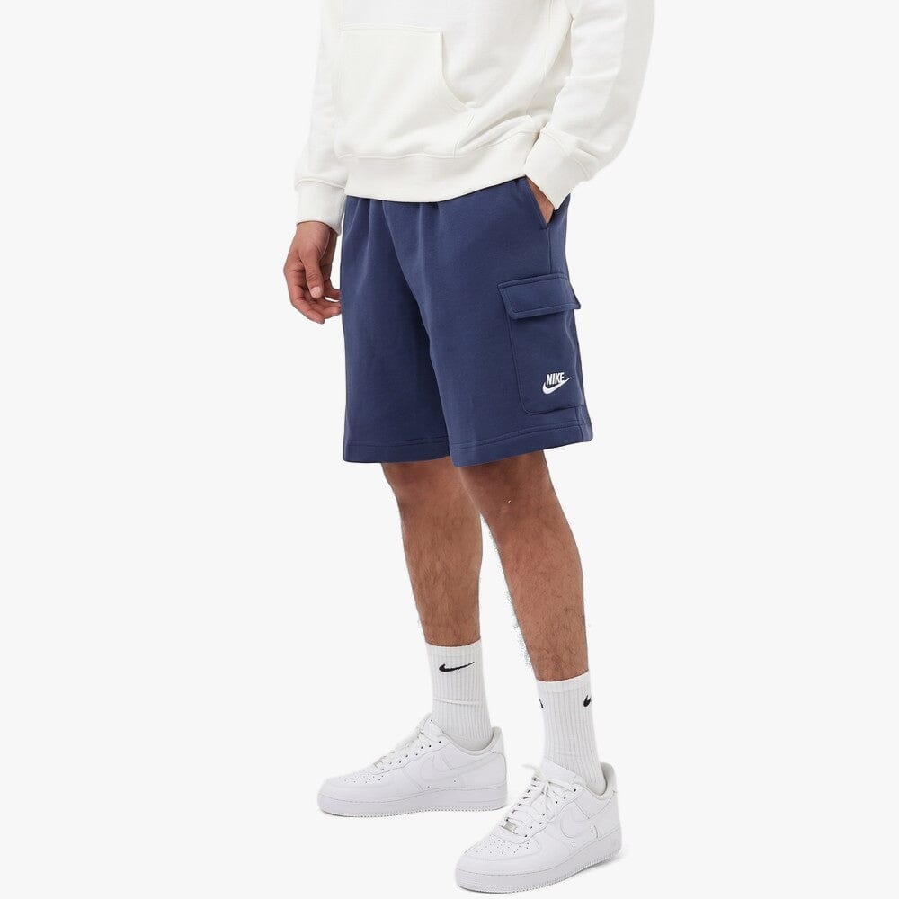 Nike Mens Club Ft Cargo Shorts 410 Navy | Nike