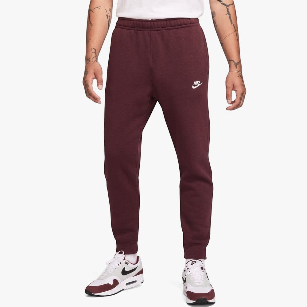 Nike Mens Sportswear Club Sweatpants Maroon | Nike