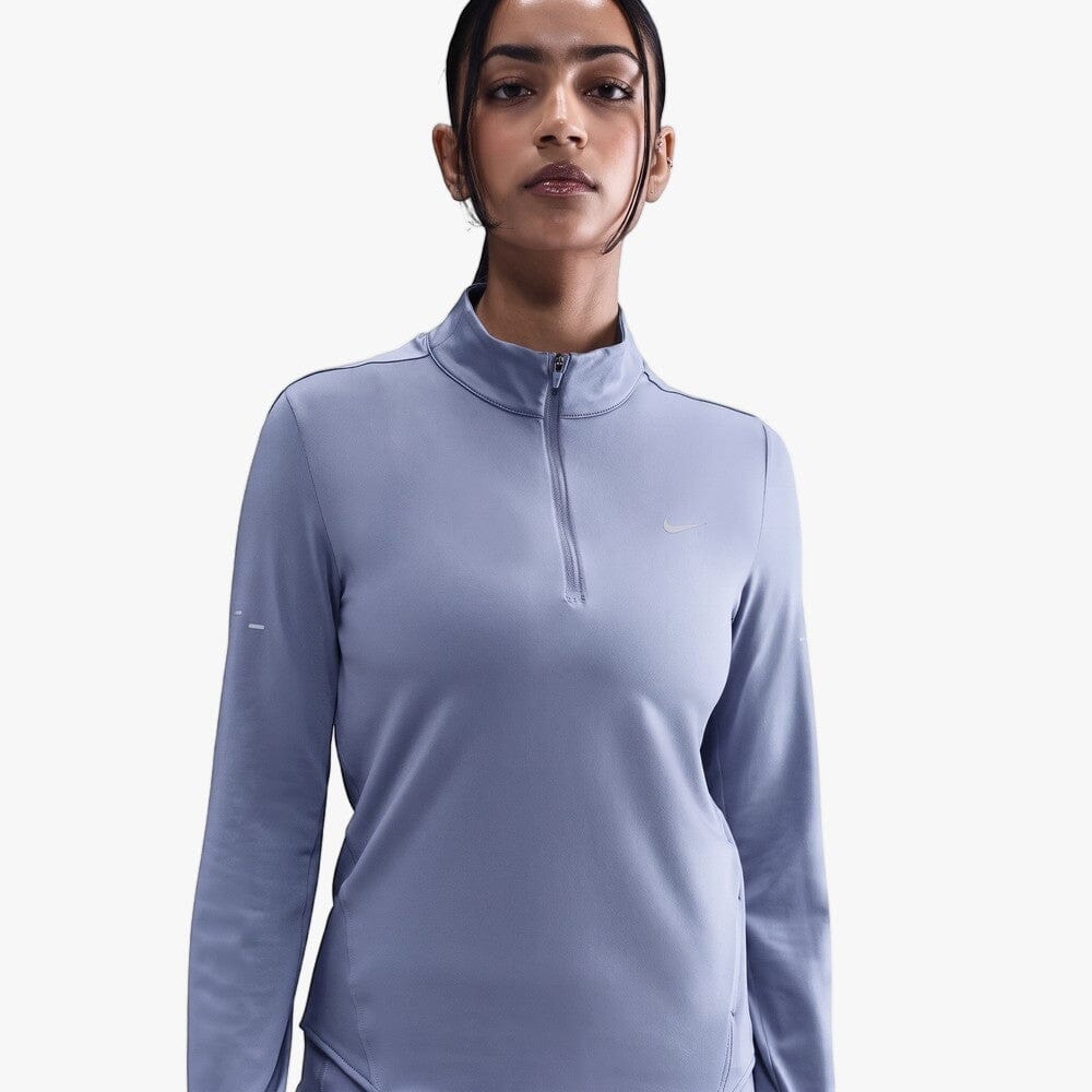 Nike Womens Uv Df Half Zip Top Indigo Blue | Nike