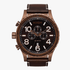 Nixon 51-30 Chrono Leather Chocolate / Dark | Nixon