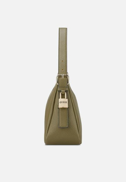 Guess Alisha Shoulder Handbag Olive | Guess