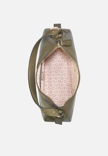 Guess Alisha Shoulder Handbag Olive | Guess