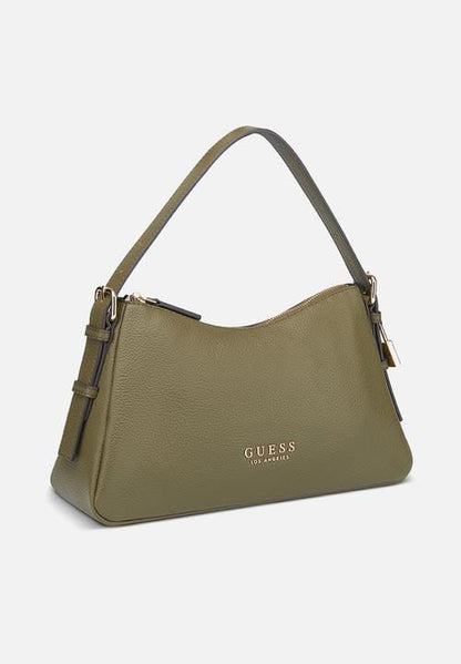 Guess Alisha Shoulder Handbag Olive | Guess