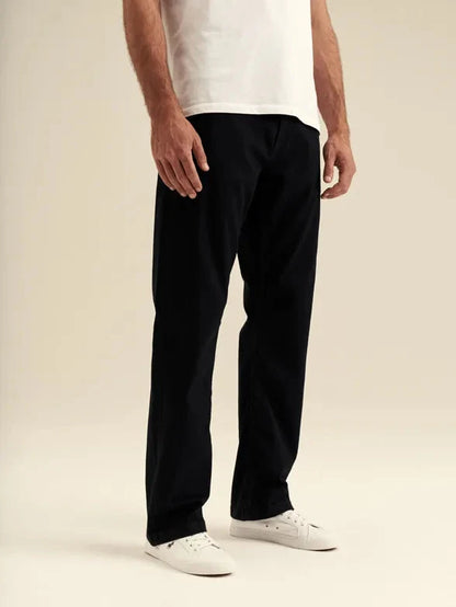 Polo Mens Paul Comfort Fit Relaxed Leg Stretch Denim Black | Polo