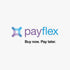 Payflex logo in purple and blue with the tagline &