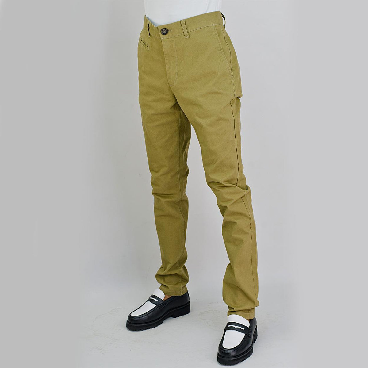 Pierre Cardin Mens Classic Fit Chinos Khaki