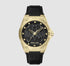 Police Batwing Gold Case Leather Strap Watch | Police