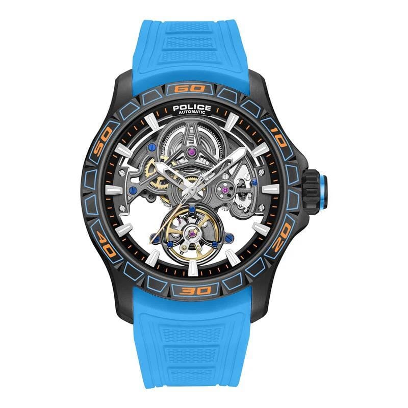 Police Mens Spirit Blue Silicon Strap | Police