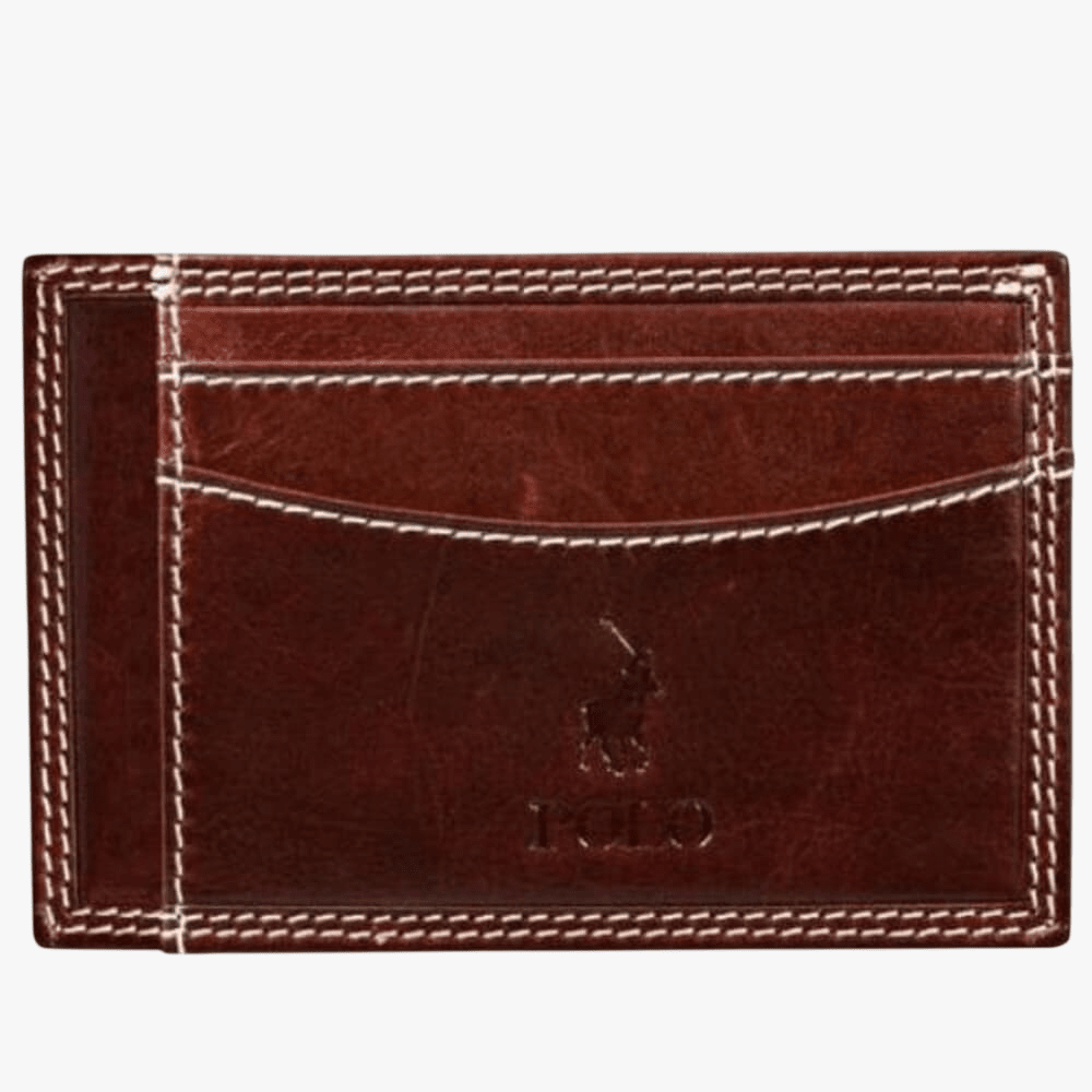 Polo Kenya Credit Card With Top Flap Wallet Brown | Polo