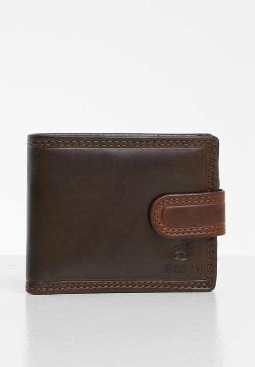 Polo Kenya Smalls Tab Wallet Brown