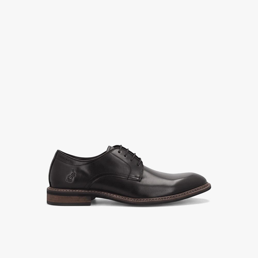 Polo Mens Classic Gibson Lace Up Shoe Black | Polo