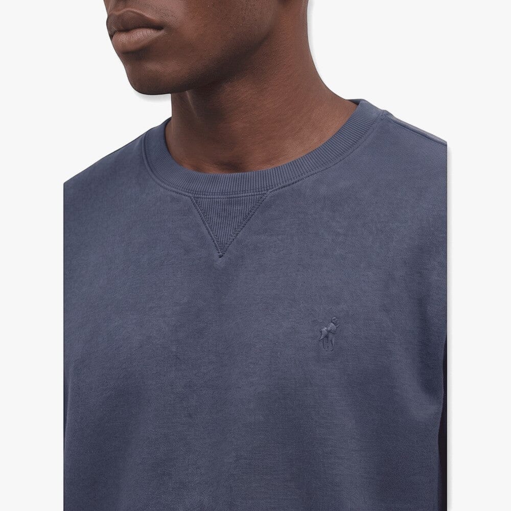 Polo Mens Essential Fleece Sweater Navy | Polo