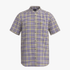 Polo Mens Short Sleeve Check Shirt Yellow | Polo
