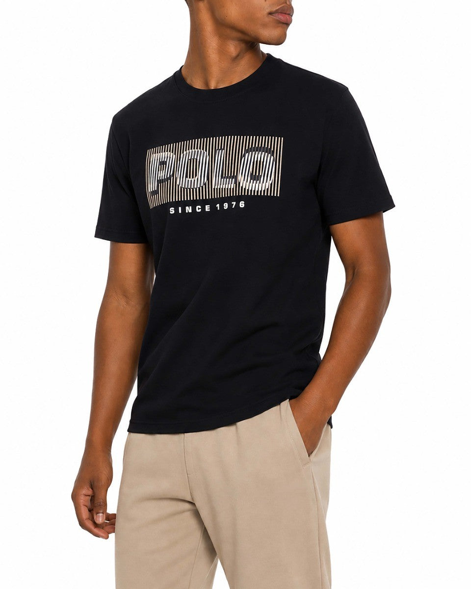 Polo Mens Sport Graphic Tee Black