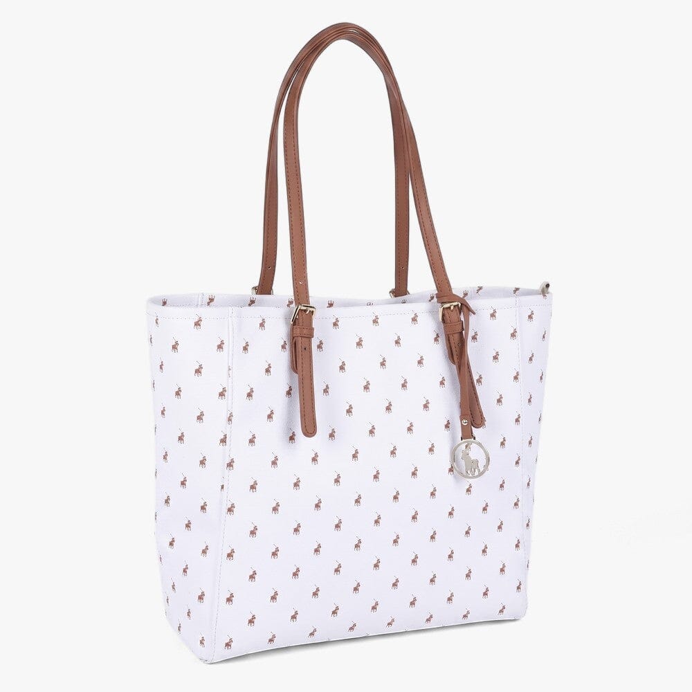 Polo New Iconic Tote Handbag White | Polo