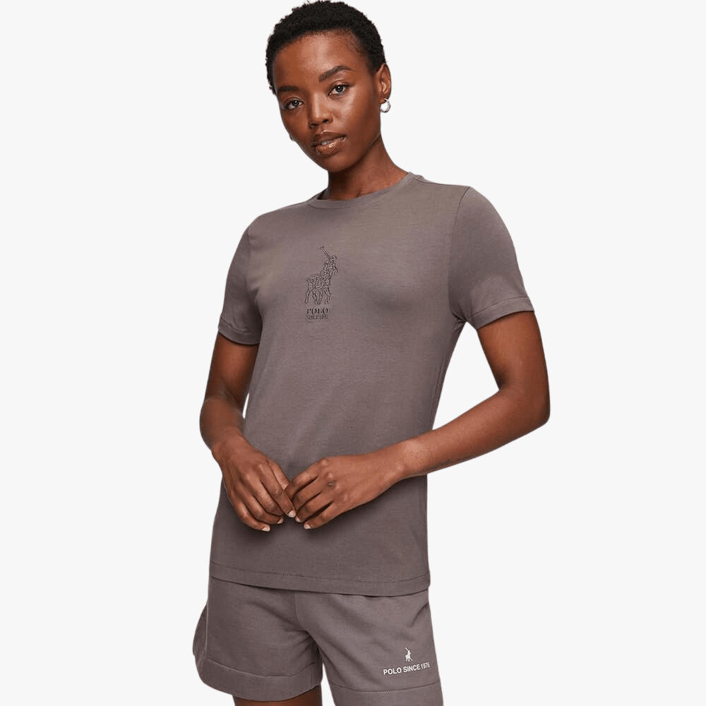 Polo Womens Eva Embroid Tee Iron | Polo