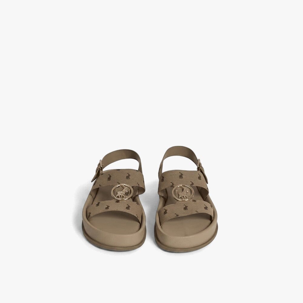 Polo Womens Moulded Trim Sandal Stone | Polo
