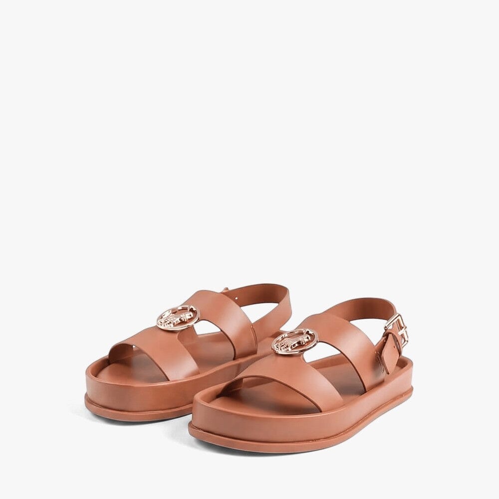 Polo Womens Moulded Trim Sandal Tan | Polo